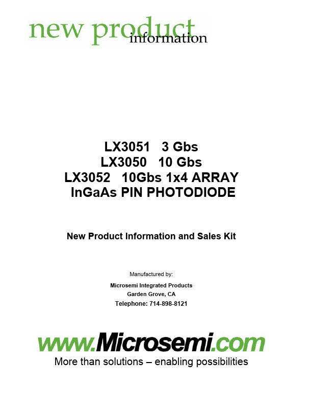 LX3052 Microsemi