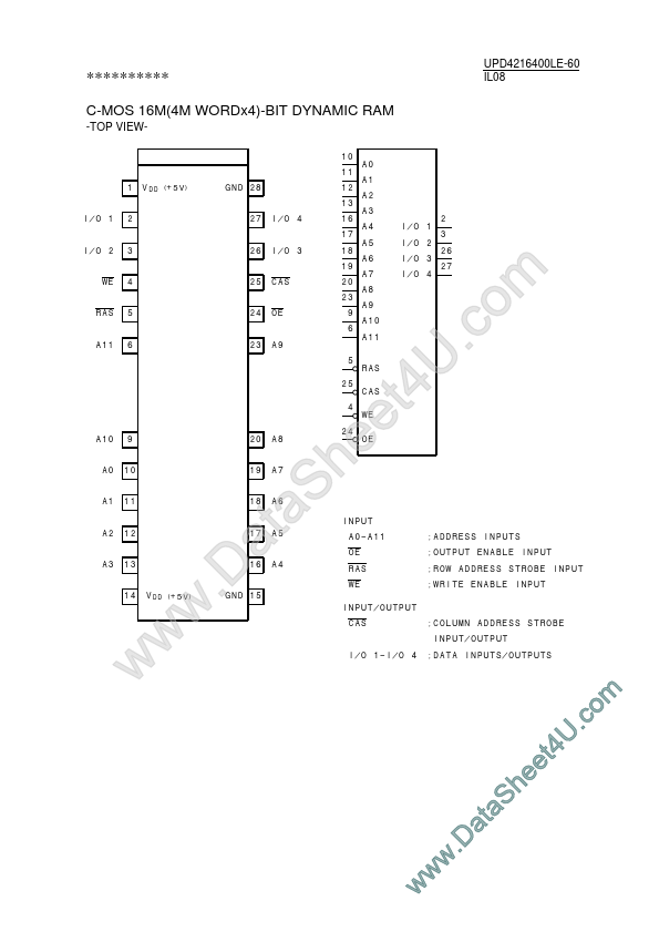 UPD4216400LE-60 ETC