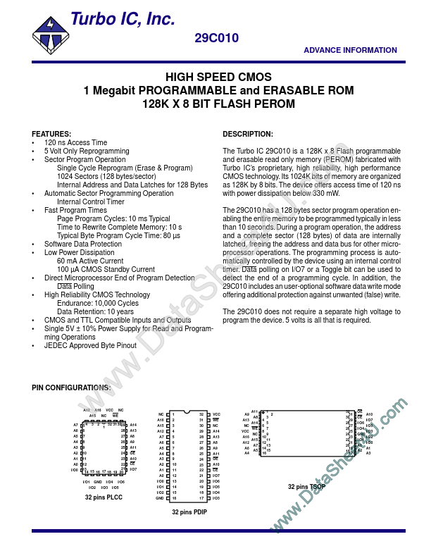 29C010 Turbo IC