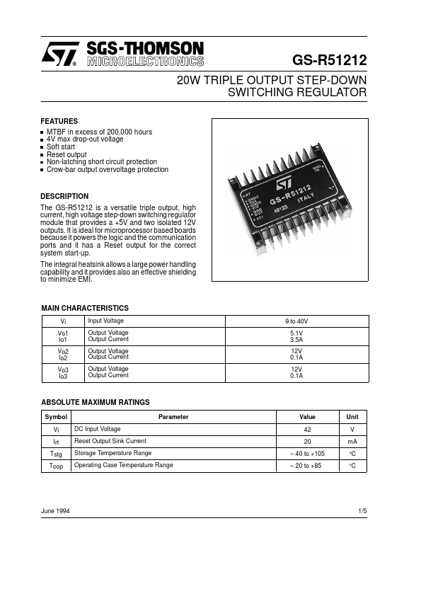 GS-R51212 STMicroelectronics