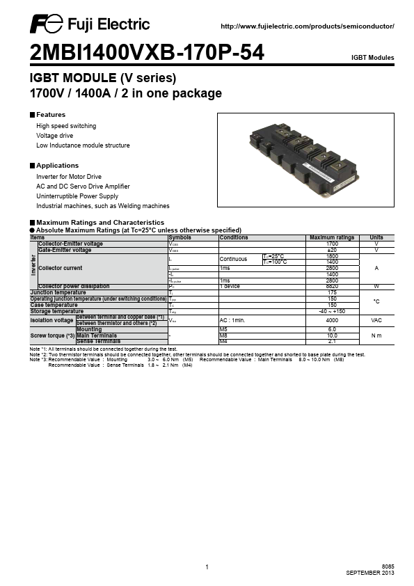 2MBI1400VXB-170P-54