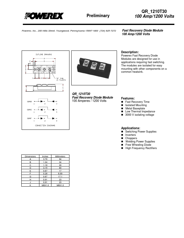 <?=QR1210T30?> डेटा पत्रक पीडीएफ