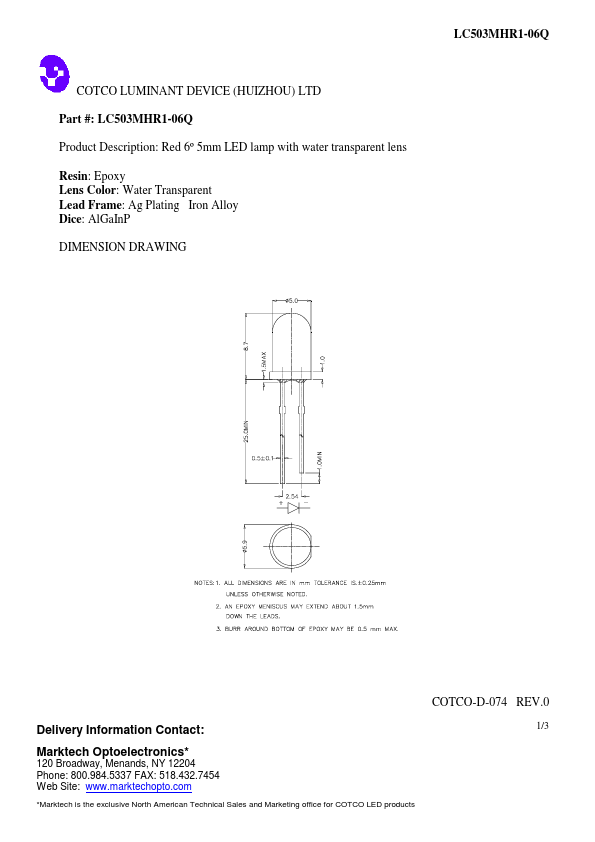 <?=LC503MHR1-06Q?> डेटा पत्रक पीडीएफ