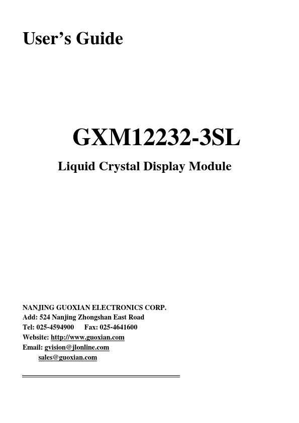 GXM12232-3SL