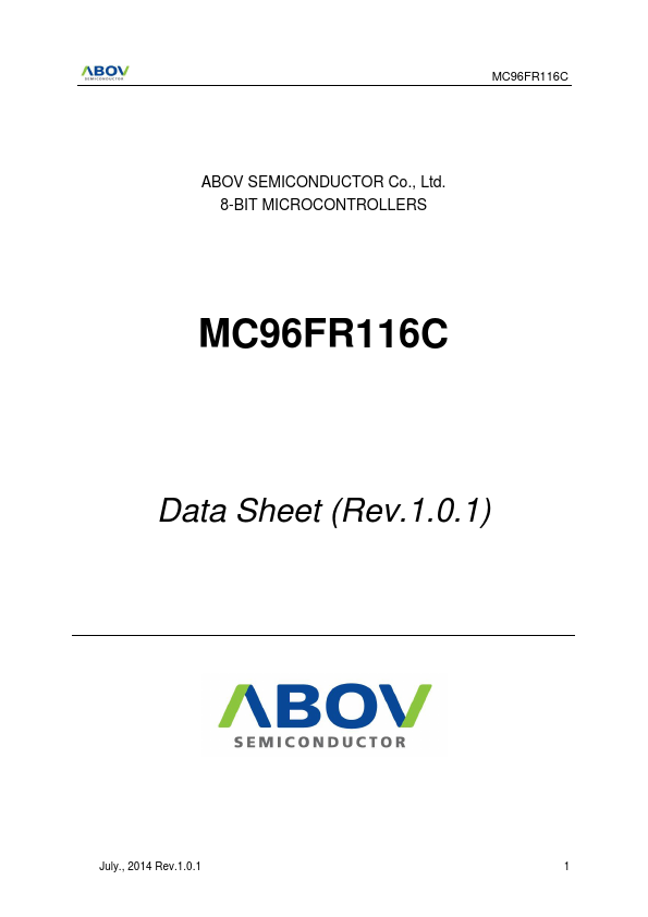 MC96FR116C
