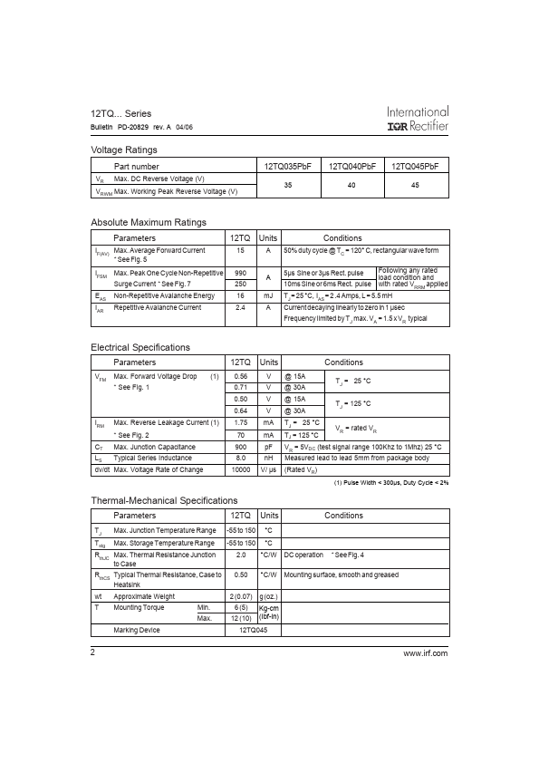 12TQ045PBF