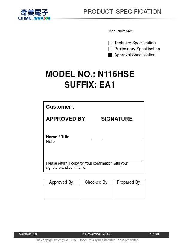 N116HSE-EA1 CHI MEI