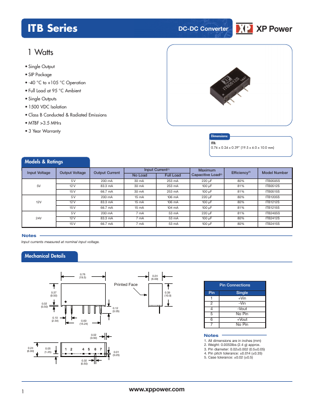 ITB2405S XP Power