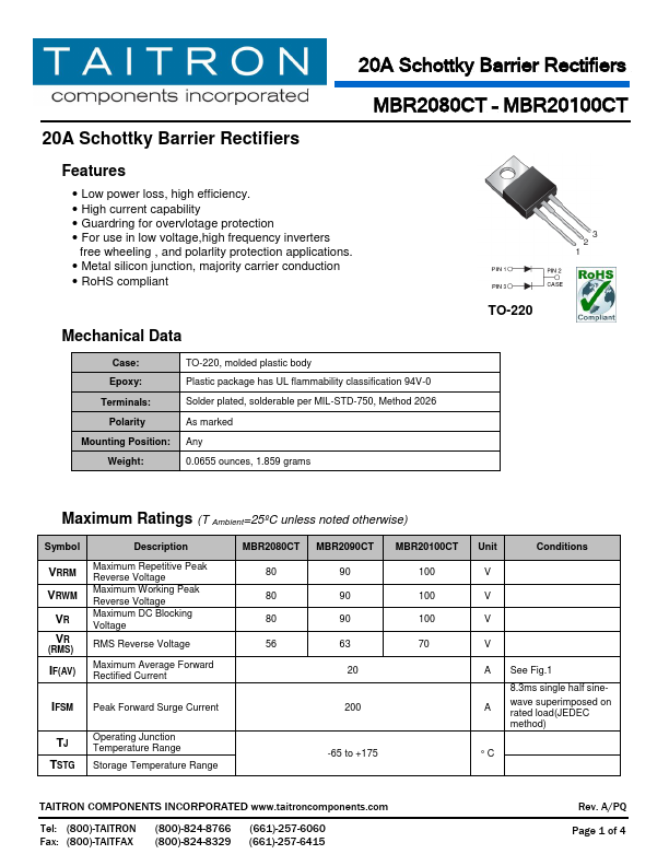 MBR20100CT