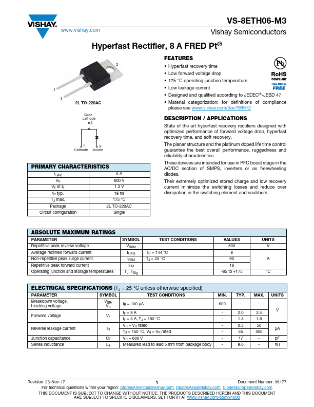 VS-8ETH06-M3