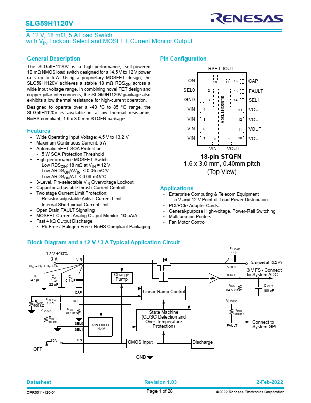 <?=SLG59H1120V?> डेटा पत्रक पीडीएफ