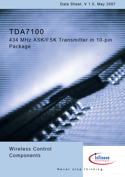 <?=TDA7100?> डेटा पत्रक पीडीएफ