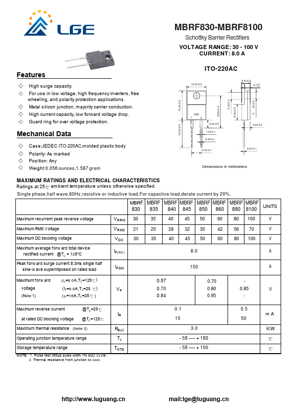 MBRF880 LGE