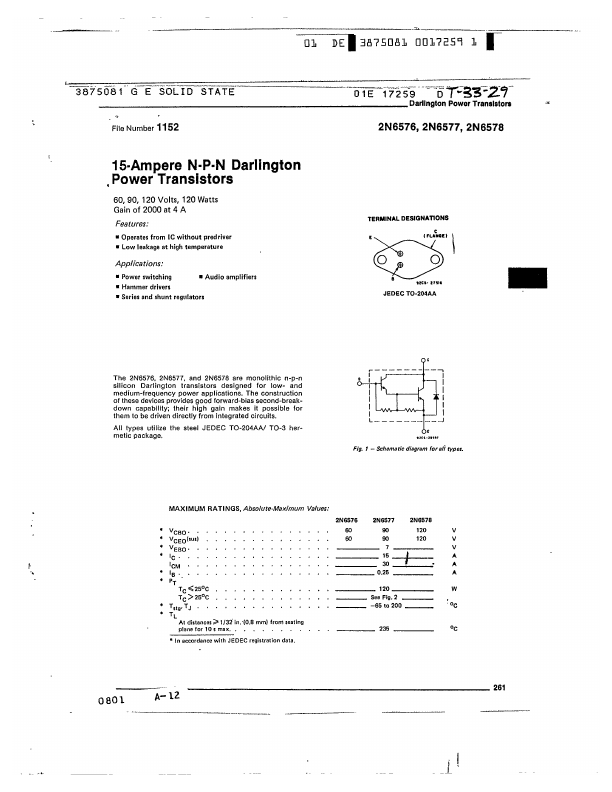 2N6576 General Semiconductor