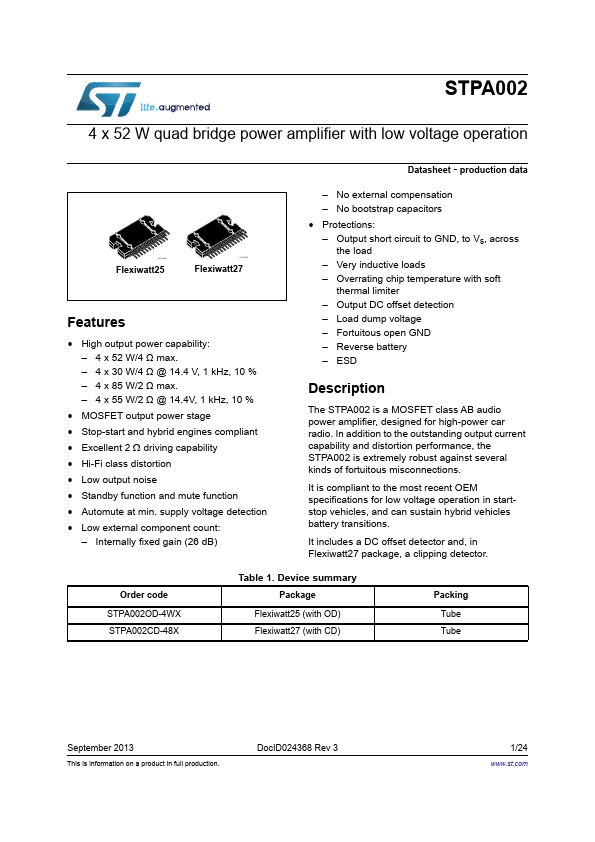 STPA002 STMicroelectronics