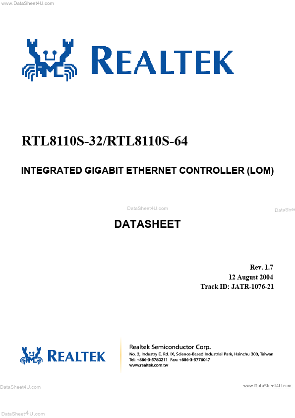 RTL8110S-32 Realtek Microelectronics