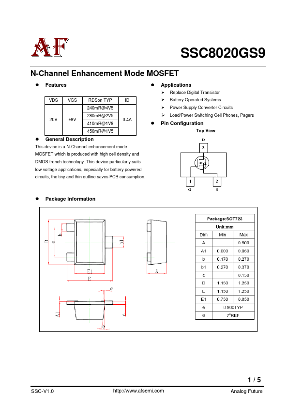 SSC8020GS9 AFSEMI