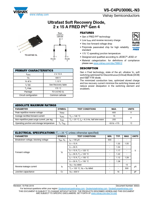 <?=VS-C4PU3006L-N3?> डेटा पत्रक पीडीएफ