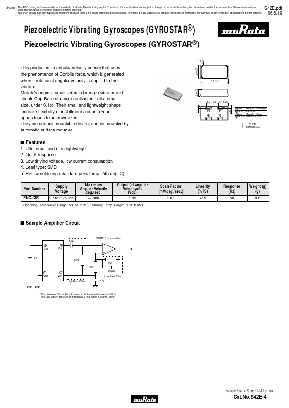 ENC-03R Murata Manufacturing