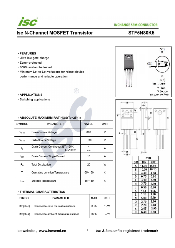 STF5N80K5