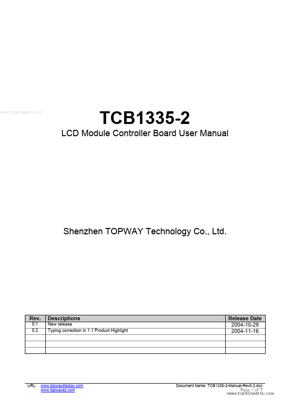 TCB1335-2 Shenzhen