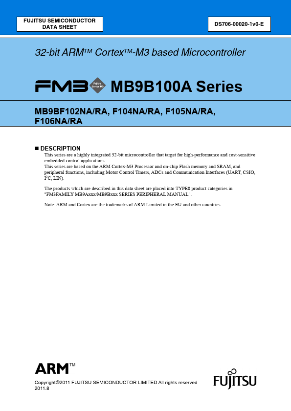 MB9BF105RA Fujitsu