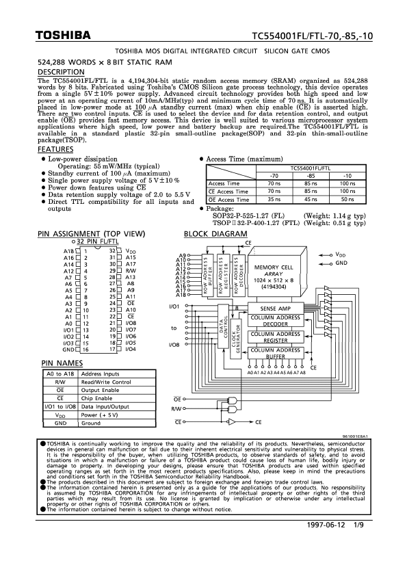 TC554001FTL-70