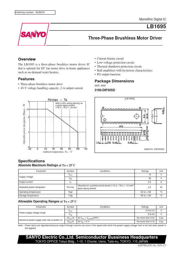 LB1695 Sanyo