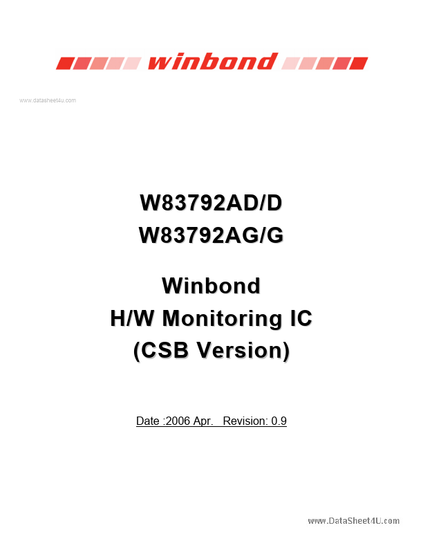 W83792AG Winbond