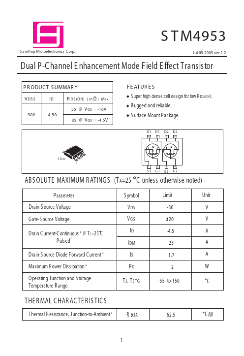 <?=STM4953?> डेटा पत्रक पीडीएफ