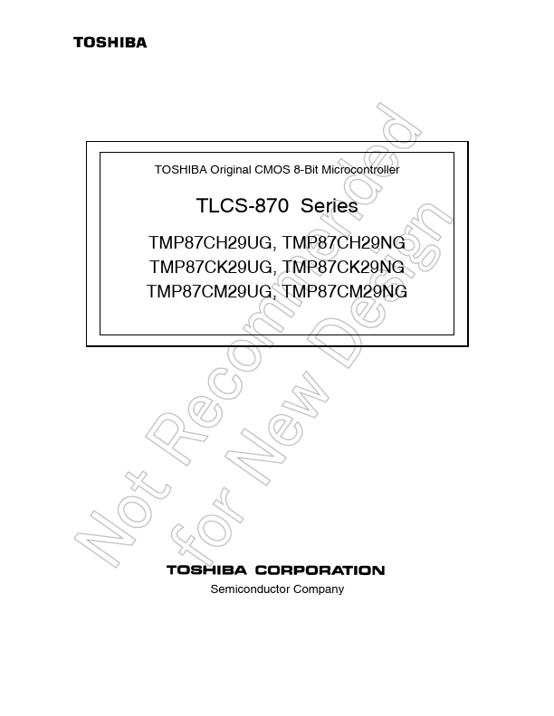 TMP87CK29NG Toshiba