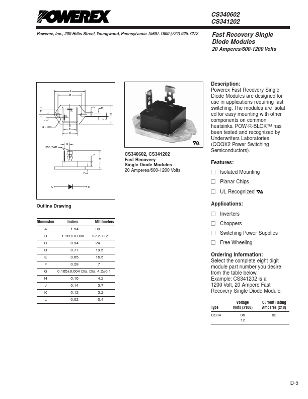 CS340602 Powerex