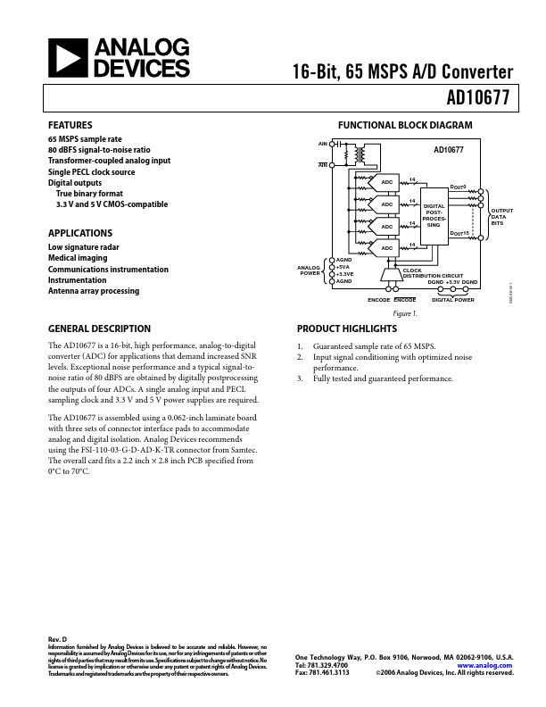 AD10677 Analog Devices