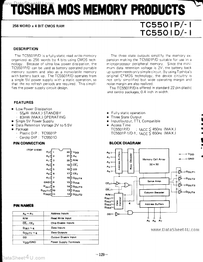 <?=TC5501?> डेटा पत्रक पीडीएफ