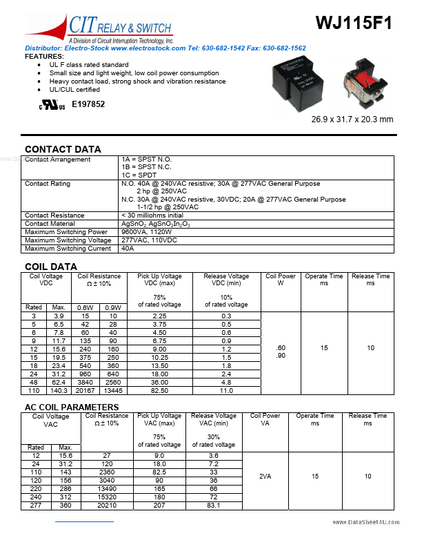 WJ115F1