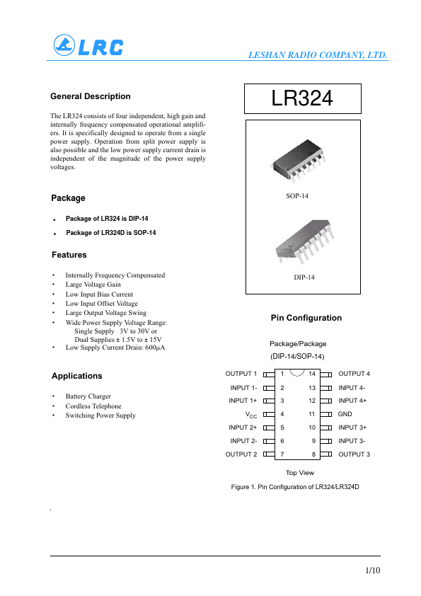 <?=LR324?> डेटा पत्रक पीडीएफ