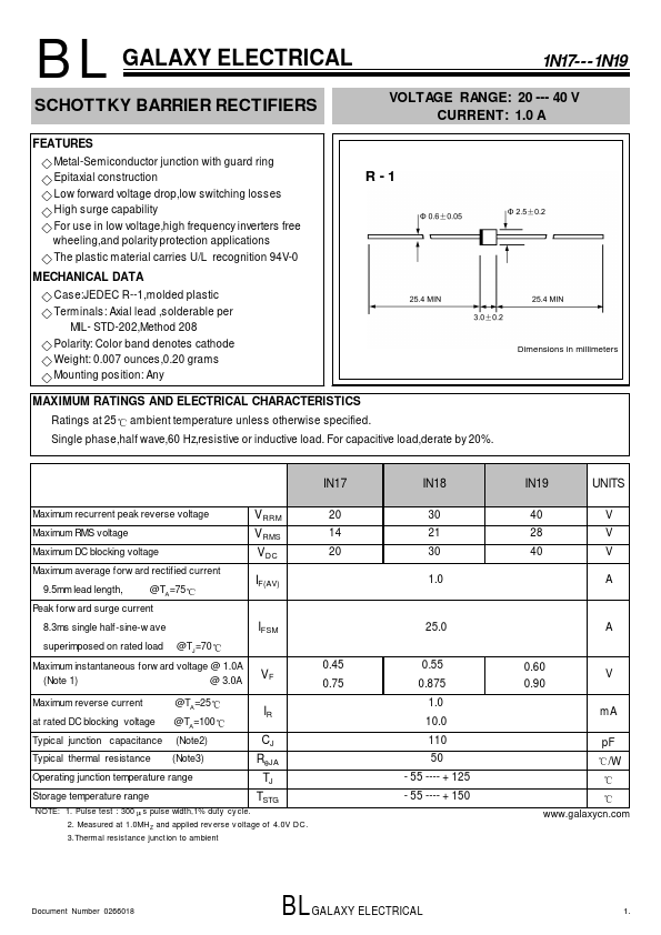 1N17 GALAXY ELECTRICAL