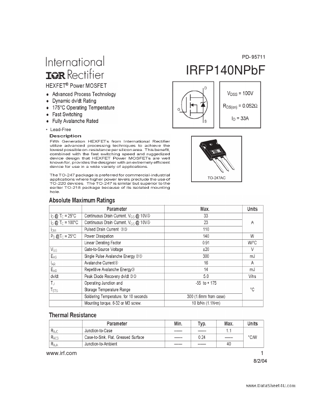 IRFP140NPBF