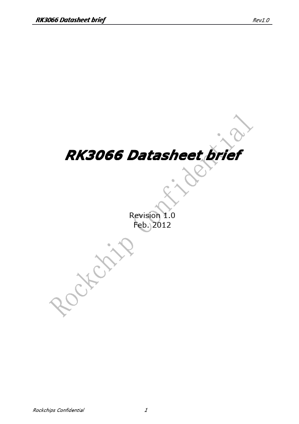 RK3066 Rockchip