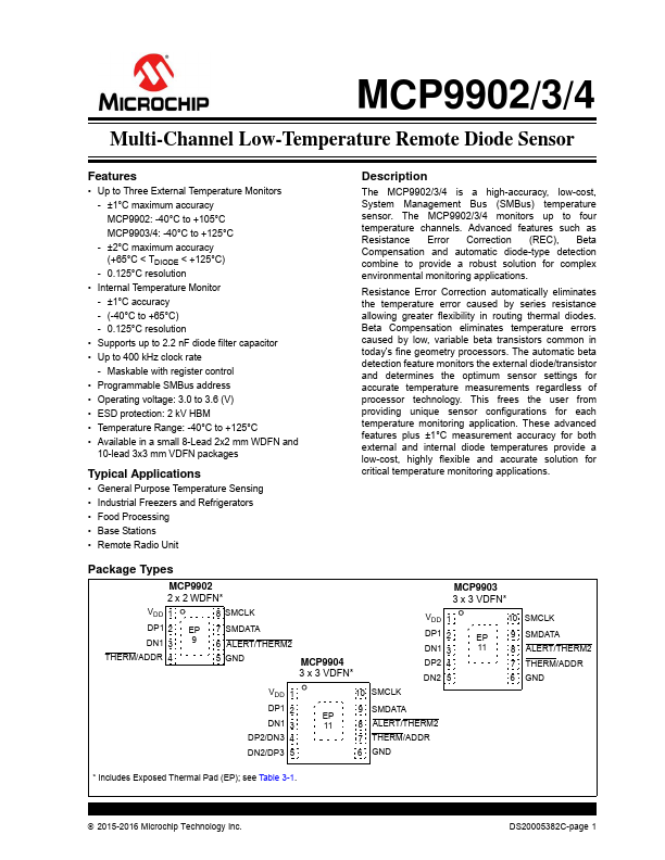 <?=MCP9903?> डेटा पत्रक पीडीएफ