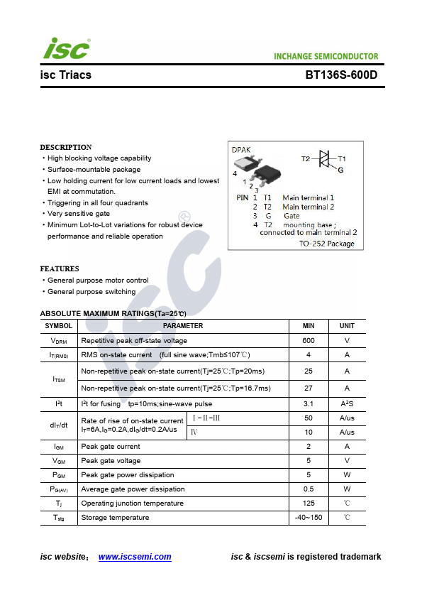 BT136S-600D