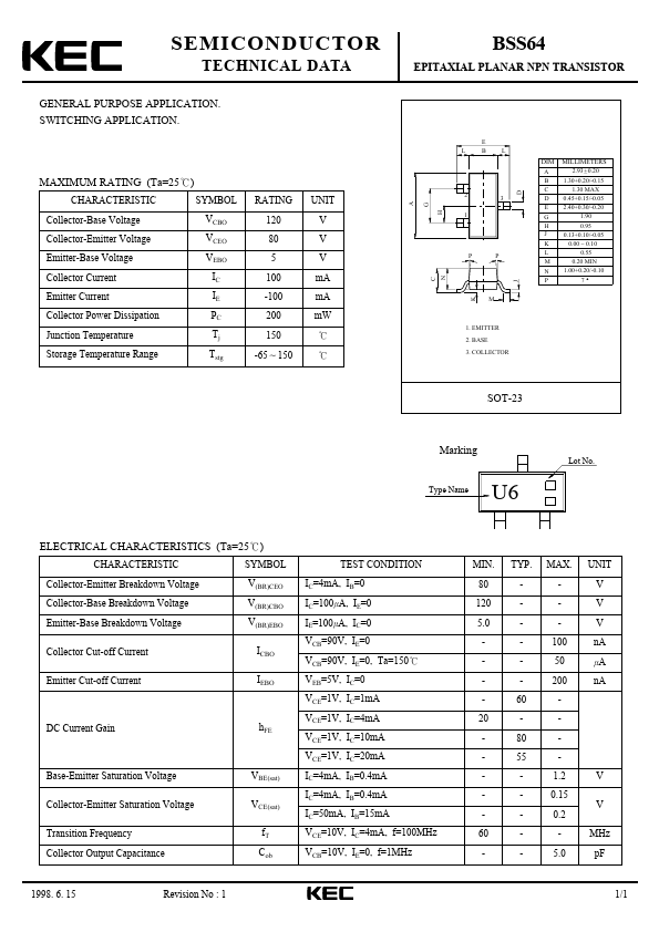 BSS64 KEC