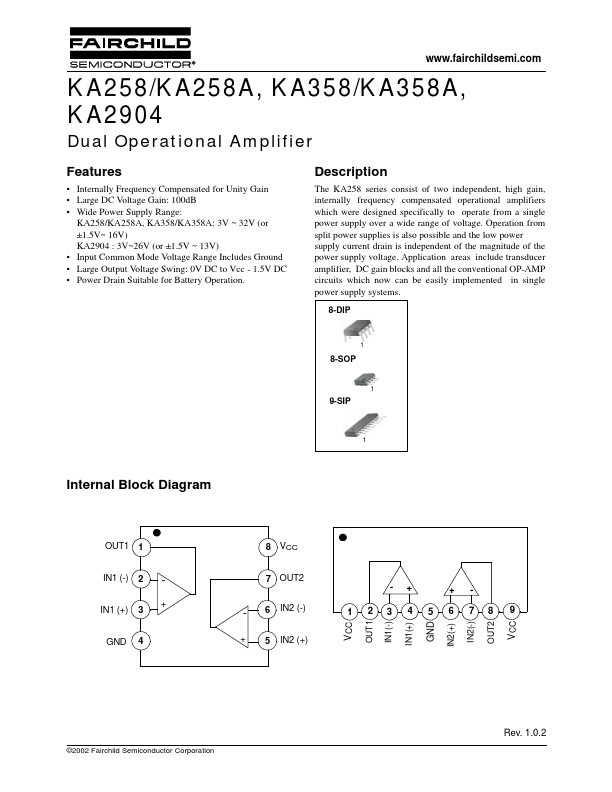 KA258A Fairchild