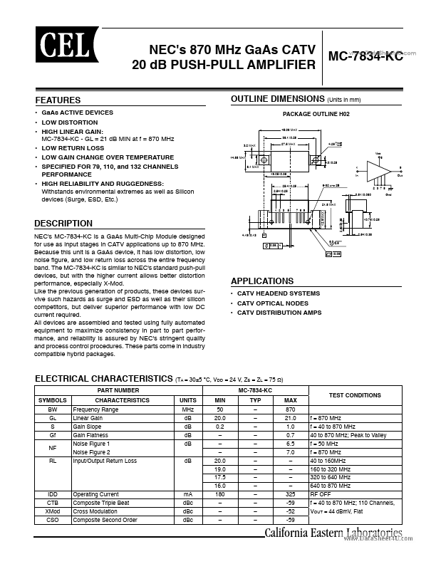 MC-7834-KC CEL