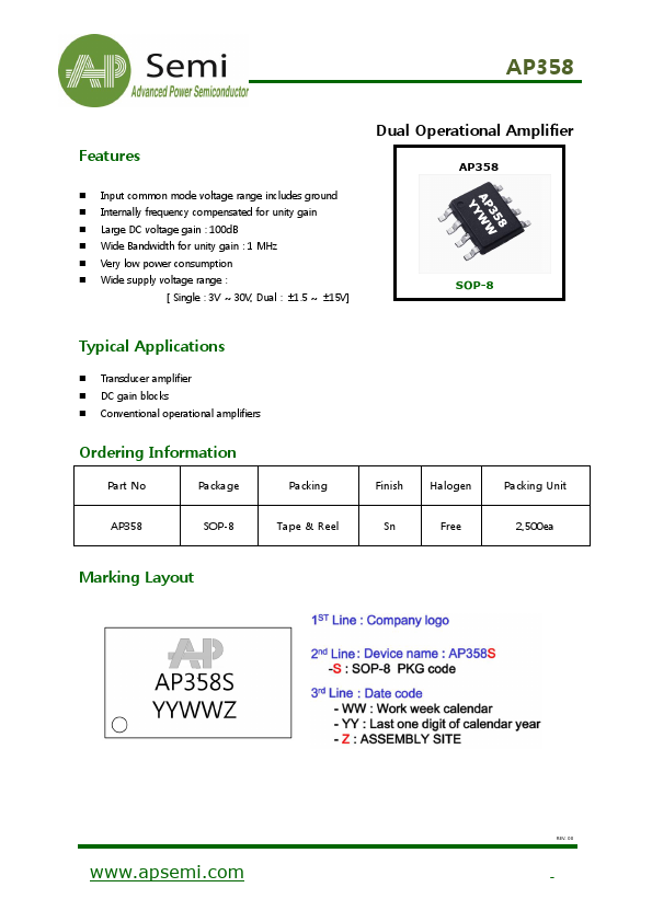 AP358 AP Semiconductor