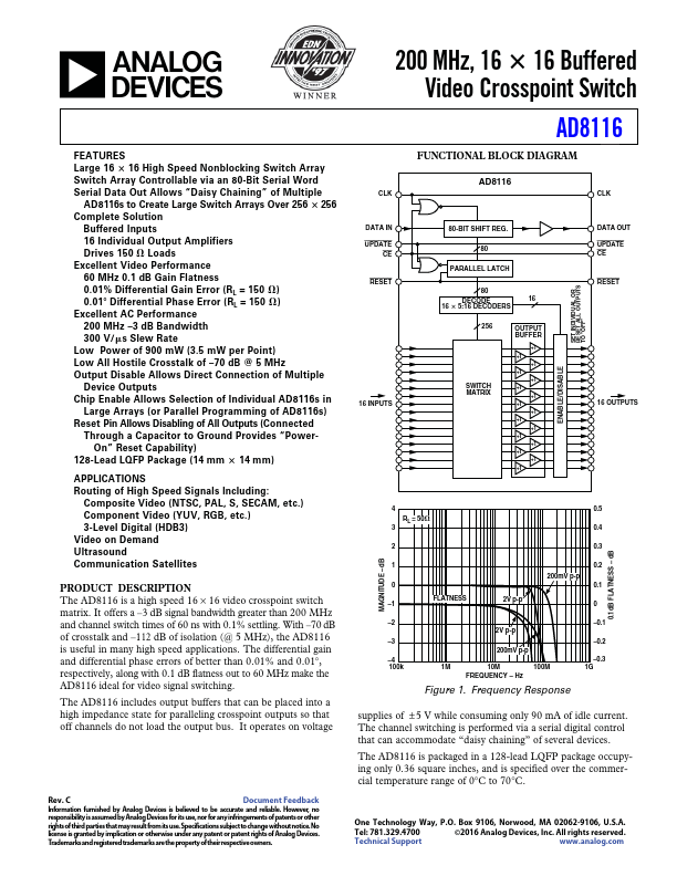 AD8116 Analog Devices