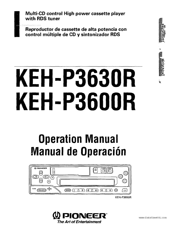 <?=KEH-P3630R?> डेटा पत्रक पीडीएफ