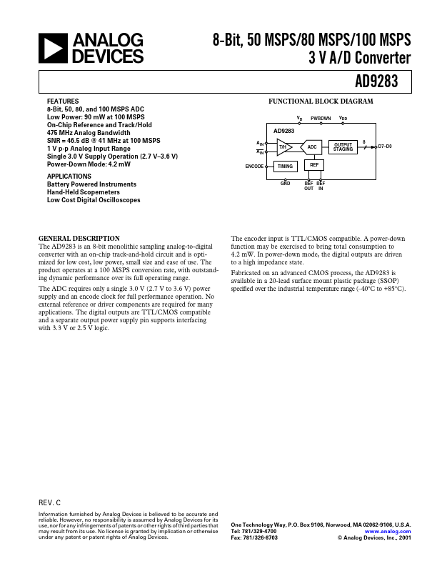 AD9283 Analog Devices