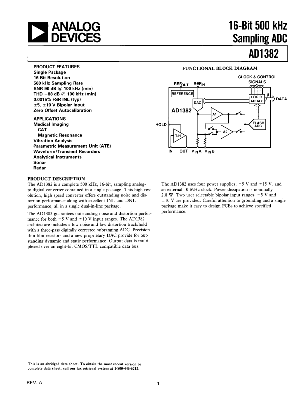AD1382 Analog Devices