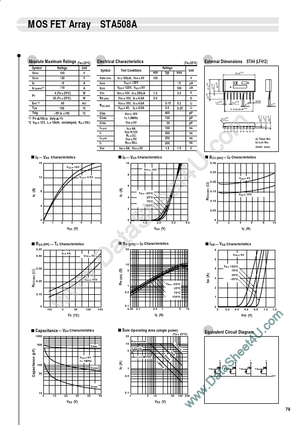 <?=STA508A?> डेटा पत्रक पीडीएफ